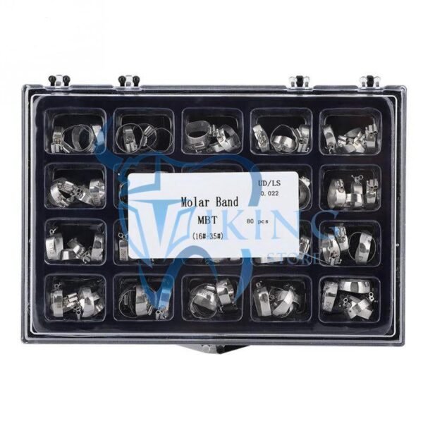 80Pcs Tube Molar Band Kit