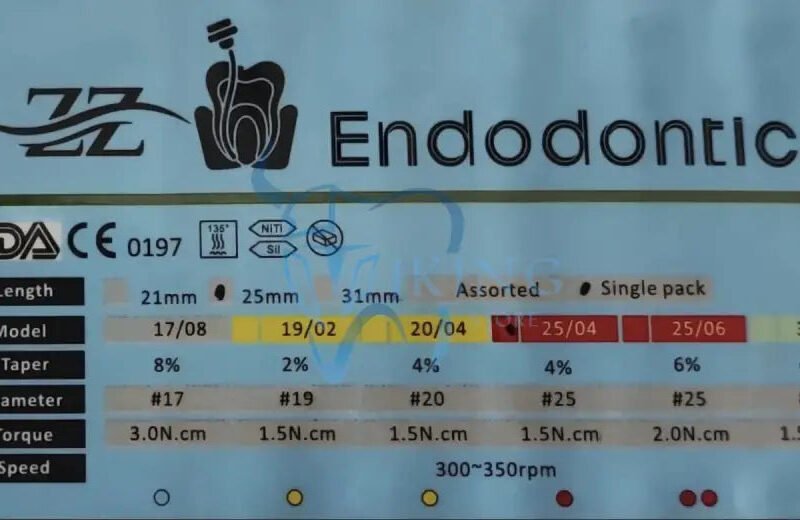 ZZ endodontic gold files